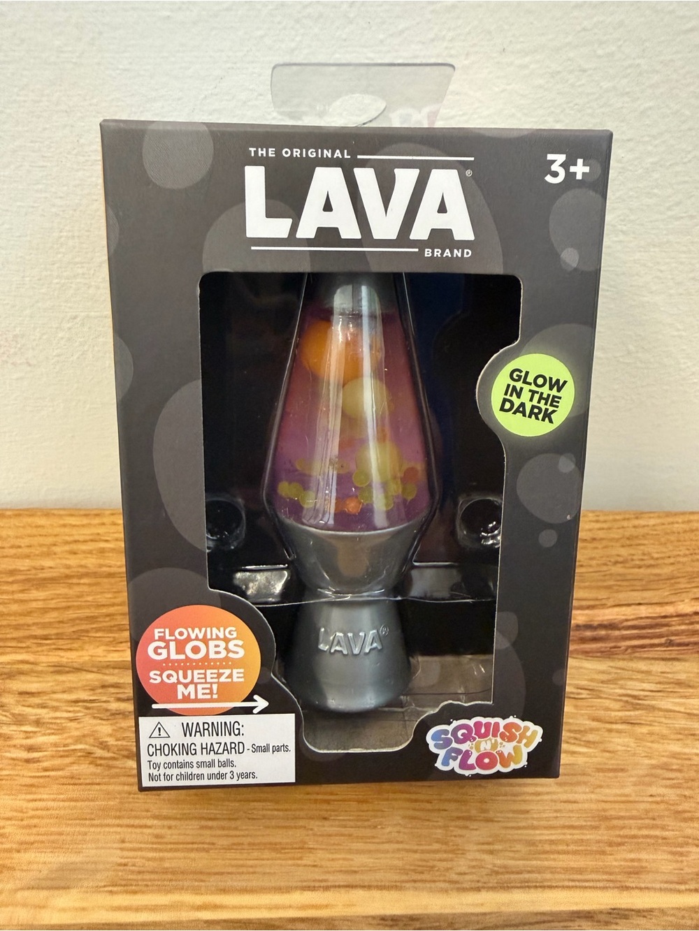 Schylling 4 Inch Squish N' Flow Lava Lamp - Squishy Squeeze Fidget Toy